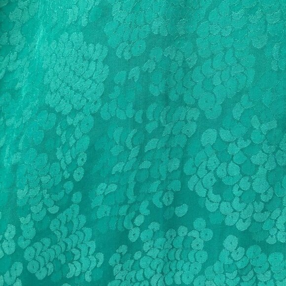 Koton teal textured ruffle short sleeve  t-shirt - Picture 8 of 16